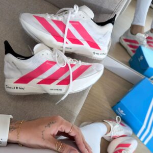 Tênis Adidas Adizero Evo SL - Branco \ Rosa