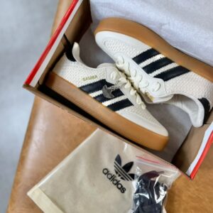 Tênis Adidas Sambae Tricote - Natural \ Preto