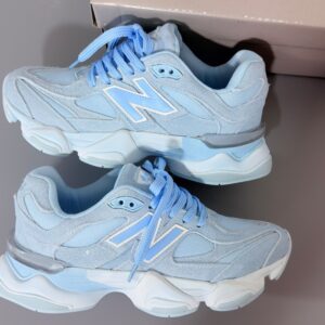 Tênis New Balance 9060 Couro Legitimo - Azul Bebe