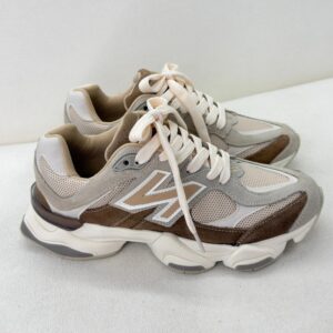 Tênis New Balance 9060  - Couro Legitimo- Nude \ Marrom
