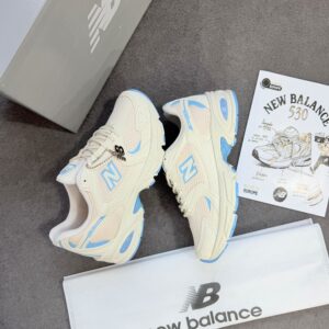 Tênis New balance 530 Sintetico- Off \ Azul bebe