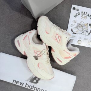 Tênis New balance 530 Sintetico- Off \ Rosa