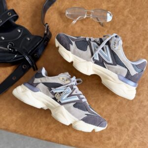 Tênis New balance 9060 Linha Camurça - Grafite \ Cinza