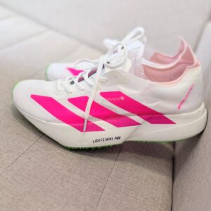 Tênis Adidas Adizero Adios Pro 4 - Branco \ Pink