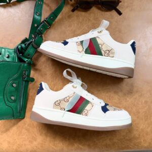 Tênis Gucci GG  Screener - Branco \ Azul