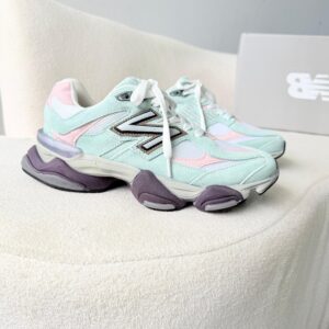 Tênis New Balance 9060  - Couro Legitimo- Menta/Rose