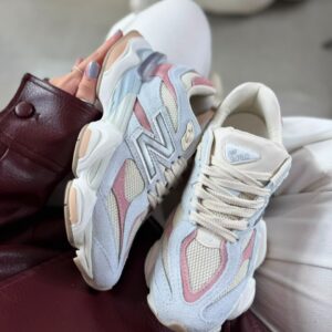 Tênis New Balance 9060  - Couro Legitimo- Off/Rose